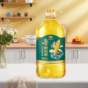 J-普区包邮 金龙鱼鲁韵压榨玉米胚芽油非转基因4L  食用油 中秋年货节日企业福利